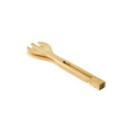 12" Bamboo Salad Tongs